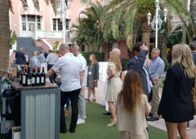 An outdoor social event related to warehousing and fulfillment services in the United States.