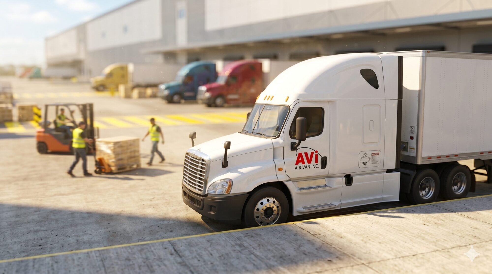Air Van Inc. truck and warehouse dock operations illustrating 3PL acquisition integration in Jacksonville Florida